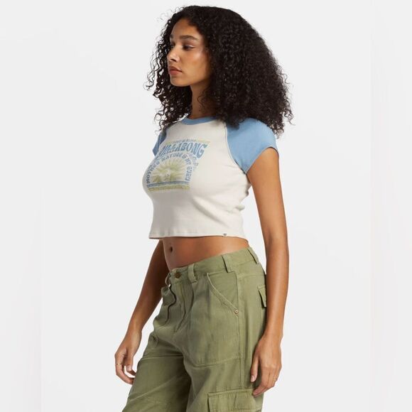 Billabong Blissed Raglan Tee - Picture 3 of 7